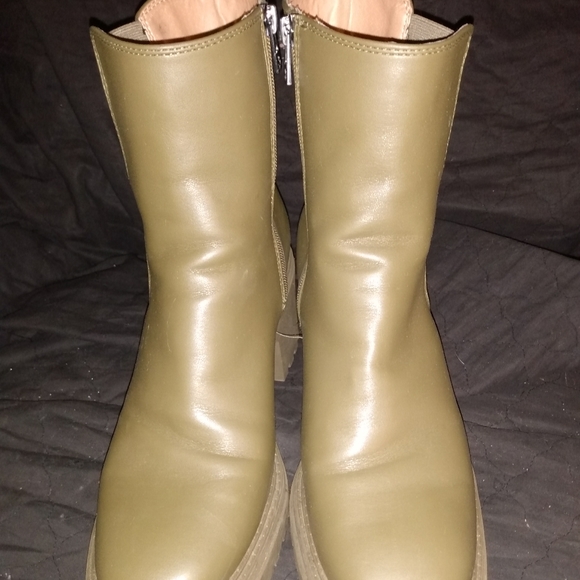 New "Sam & Libby" Camilla Chunk Heeled Ankle Boots - Picture 3 of 4